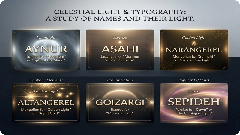 Gender Neutral Names That Mean Light