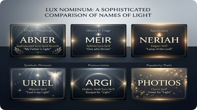 Girl Names That Mean Light