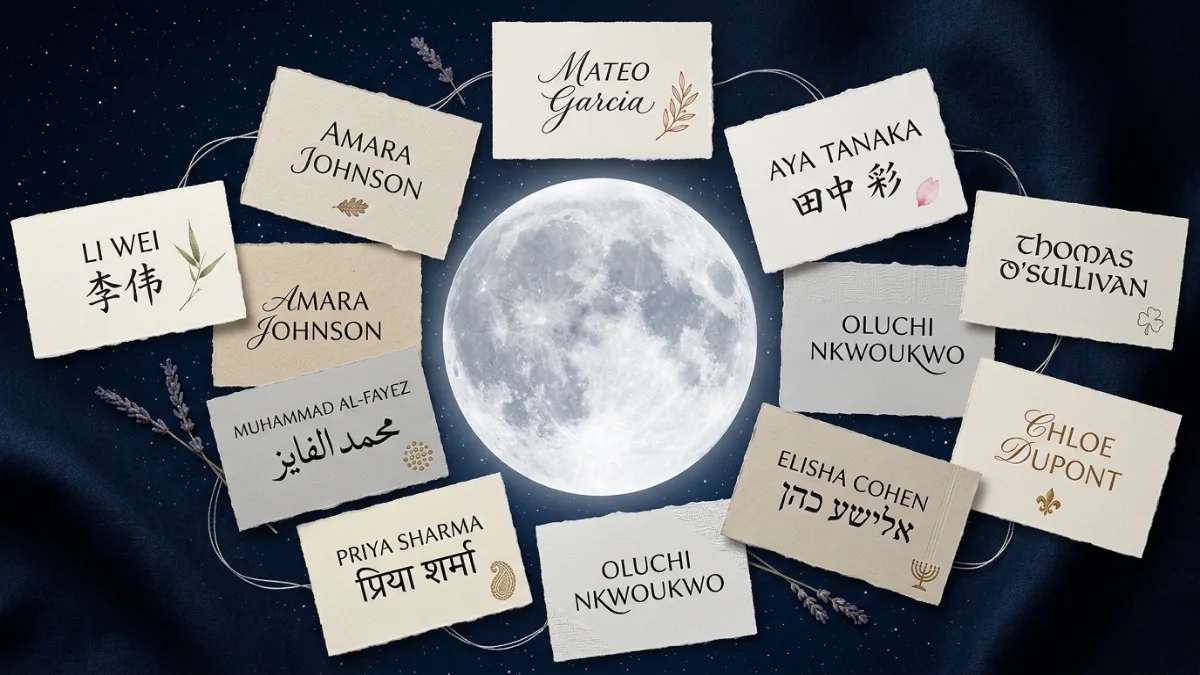 girl names that mean moon
