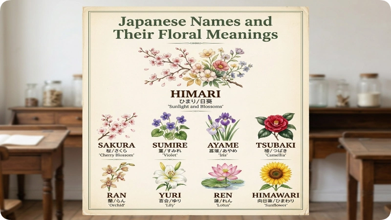 Japanese Names Meaning Blossom