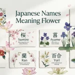 Japanese Names Meaning Flower