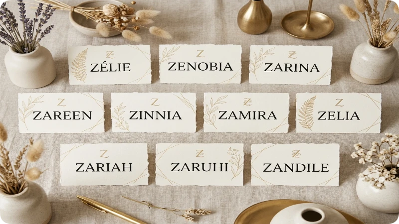 Right Z Baby Name