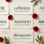 Spanish Names That Mean Love